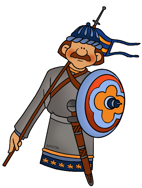 489x648 World History Clip Art By Phillip Martin, Crusader