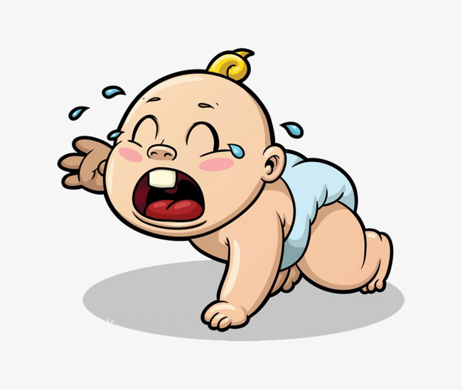 650x549 Cartoon Crying Baby Tummy, Baby, Cry, Crawl Png Image And Clipart