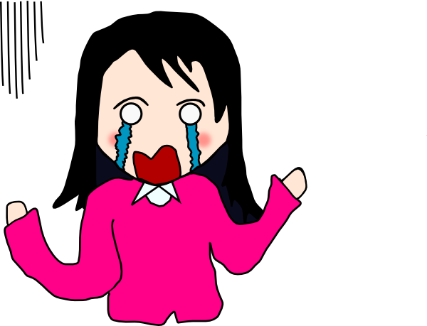 600x459 Clipart Crying Girl Transparent