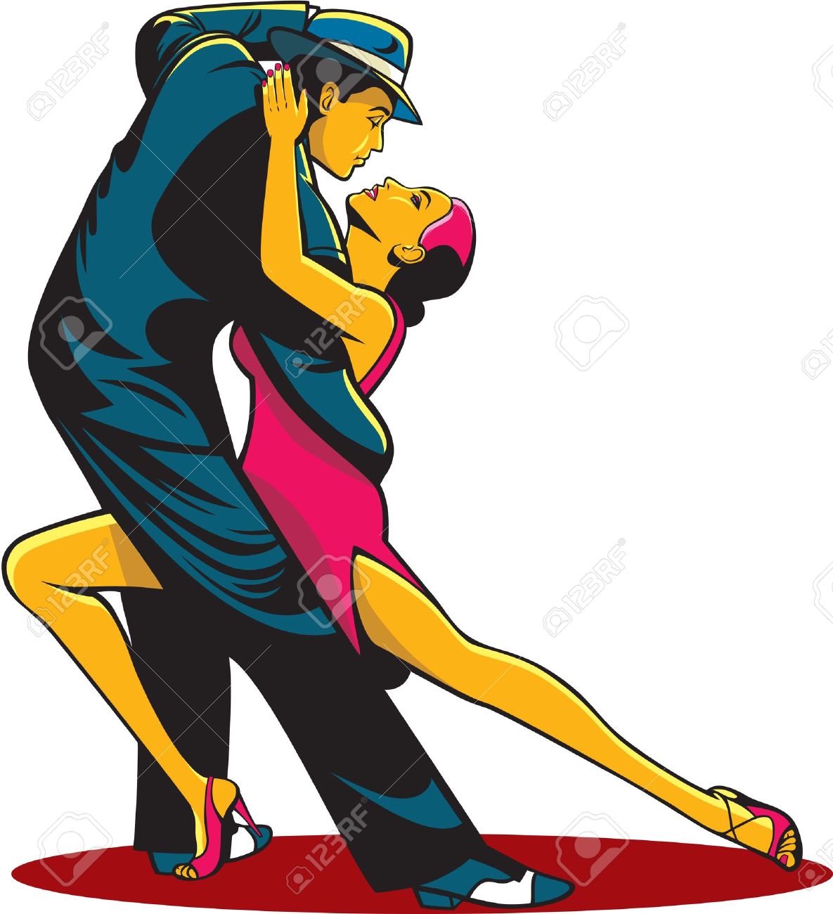 1185x1300 Cuba Clipart Argentine Tango