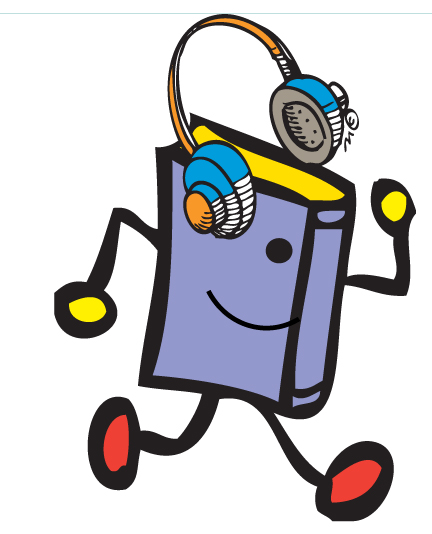 432x534 Clipart Walking Book Audiobook Cuba Circulating Library