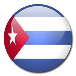 256x256 Cuba Flag Vector Clip Art