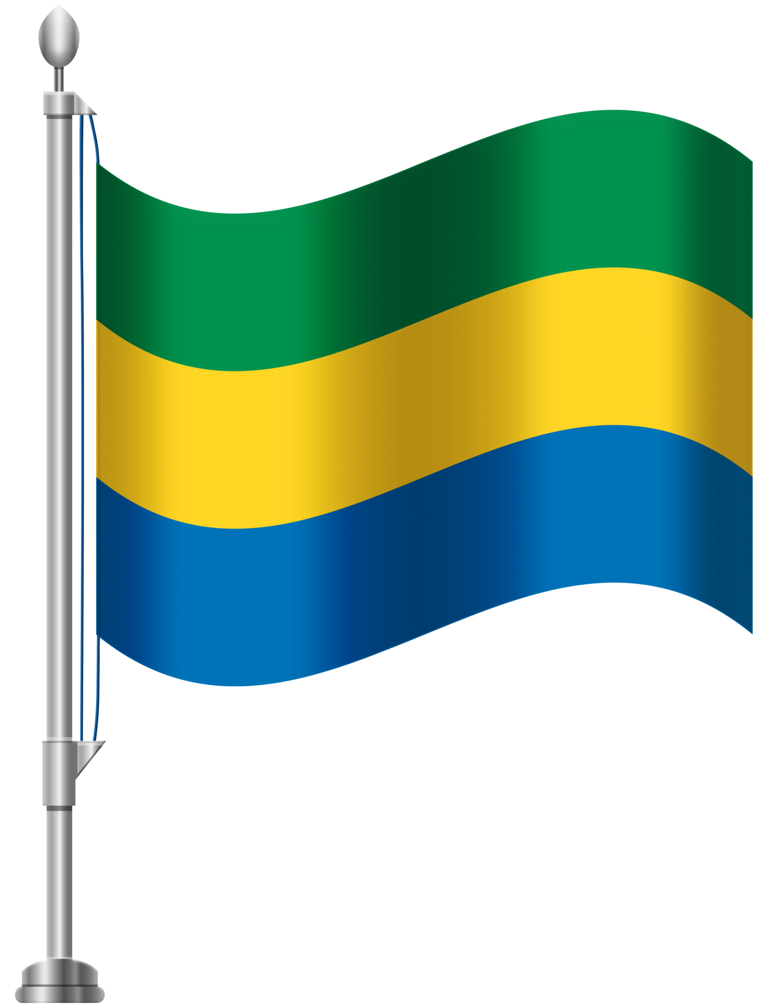 1536x2000 Gabon Flag Png Clip Art