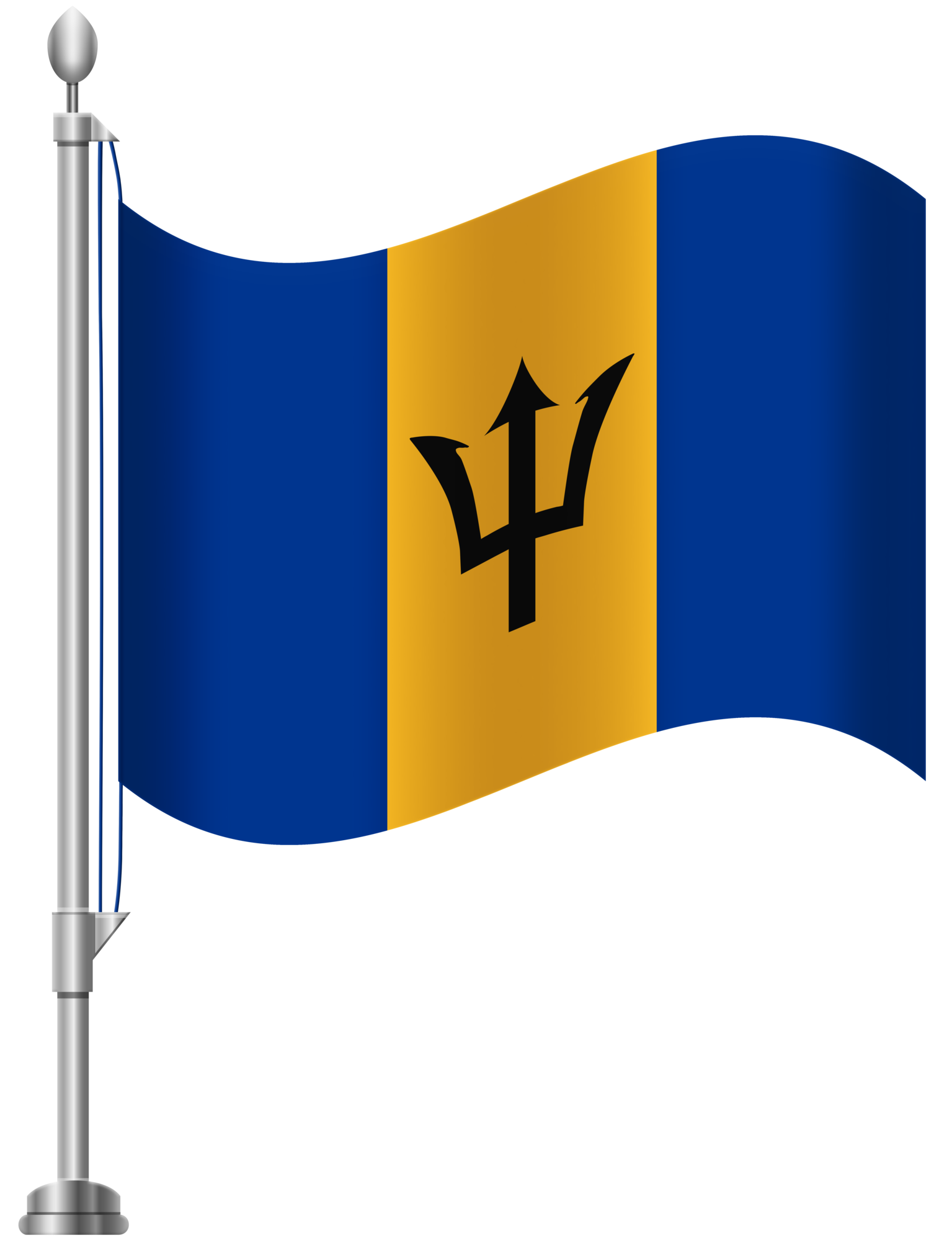 1535x2000 Barbados Flag Png Clip Art