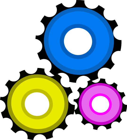 540x597 Clock Gears Clipart