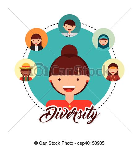 450x470 Diversity Of World Cultures Vector Illustration Design Vector