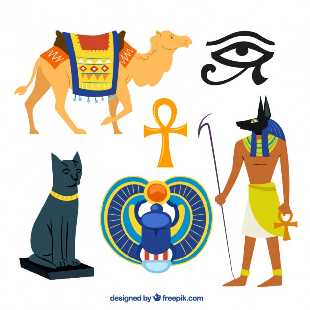 626x626 Egyptian Culture Illustrations Vector Free Download
