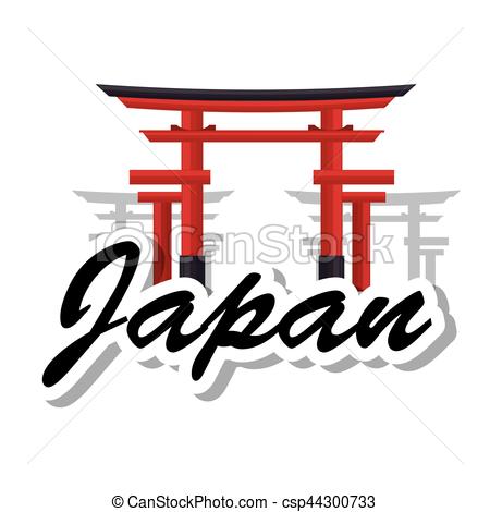 450x470 Japanese Culture Architecture Icon Vector Illustration Vectors