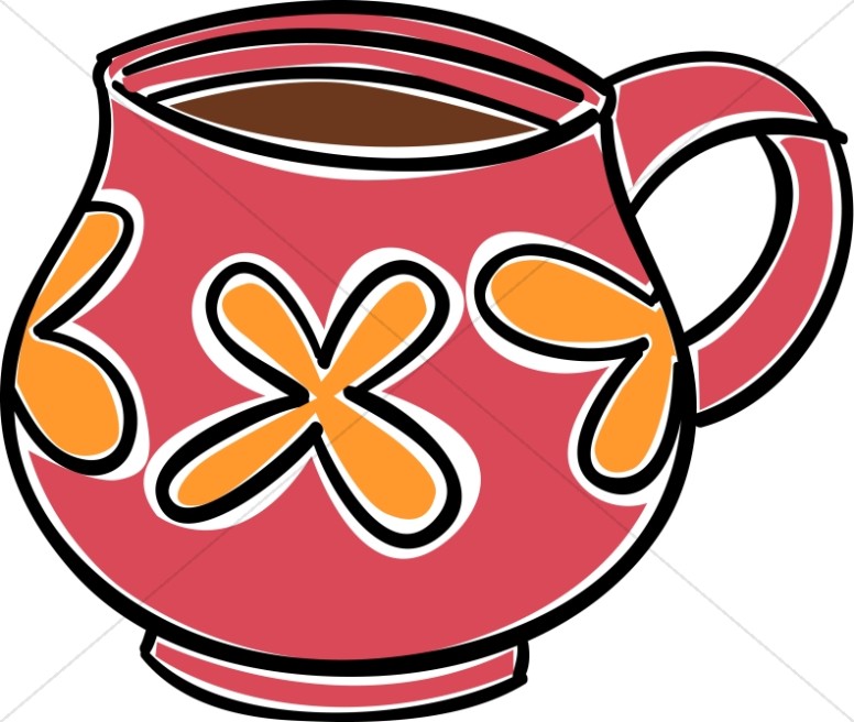 776x656 Red And Orange Coffee Mug Clipart Coffee Hour Clipart