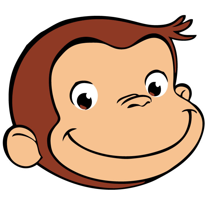 720x720 Entracing Curious George Images Free Printable Monkey Clip Art