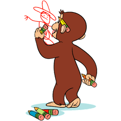 400x400 Curious George Cartoon Monkey Images On A Transparent Background