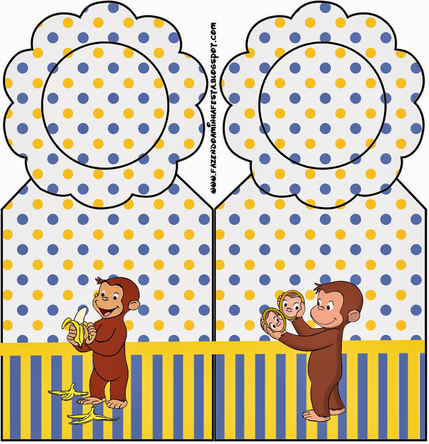 1417x1467 Curious George Free Party Printables. Oh My Fiesta! In English