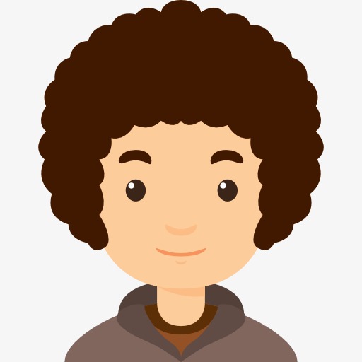 512x512 Curly Boy, Natural Volume, Hair, Schoolboy Png Image And Clipart