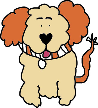 318x350 Curly Hair Dog Clip Art Colors And Fun Puppy Teachers By Ec Everyday