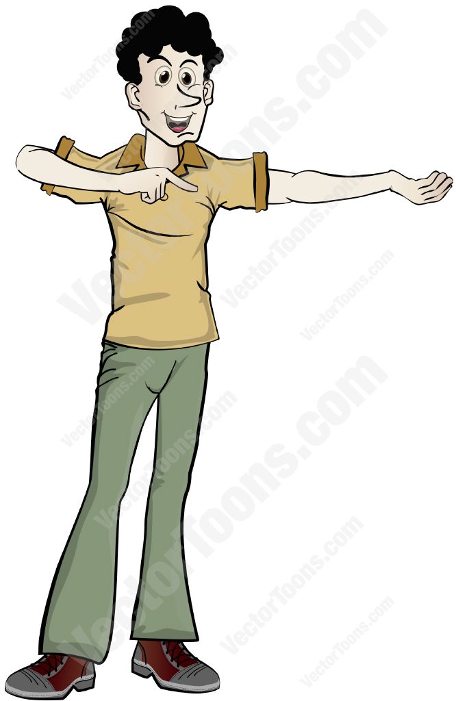 666x1024 Man Curly Hair In Green Pants And A Brown Shirt Standing
