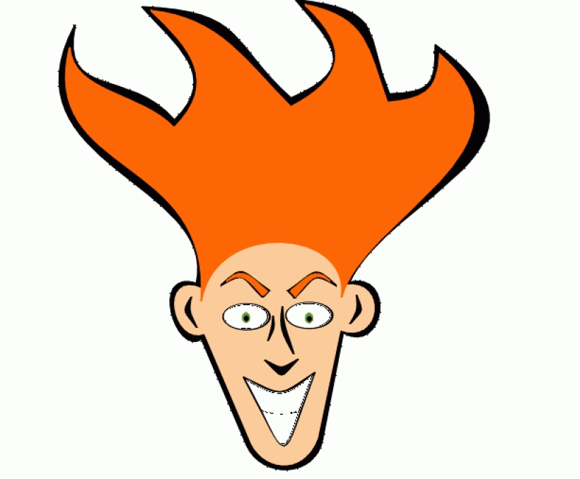 820x678 Clipart Crazy Hair