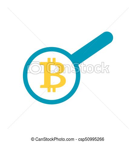 450x470 Search Bitcoin. Loop And Cryptocurrency. Virtual Money . Clip