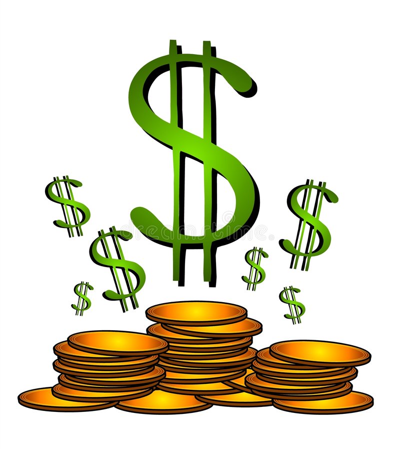 788x900 Money Sign Clip Art Gold Coins Dollar Sign Clipart Stock
