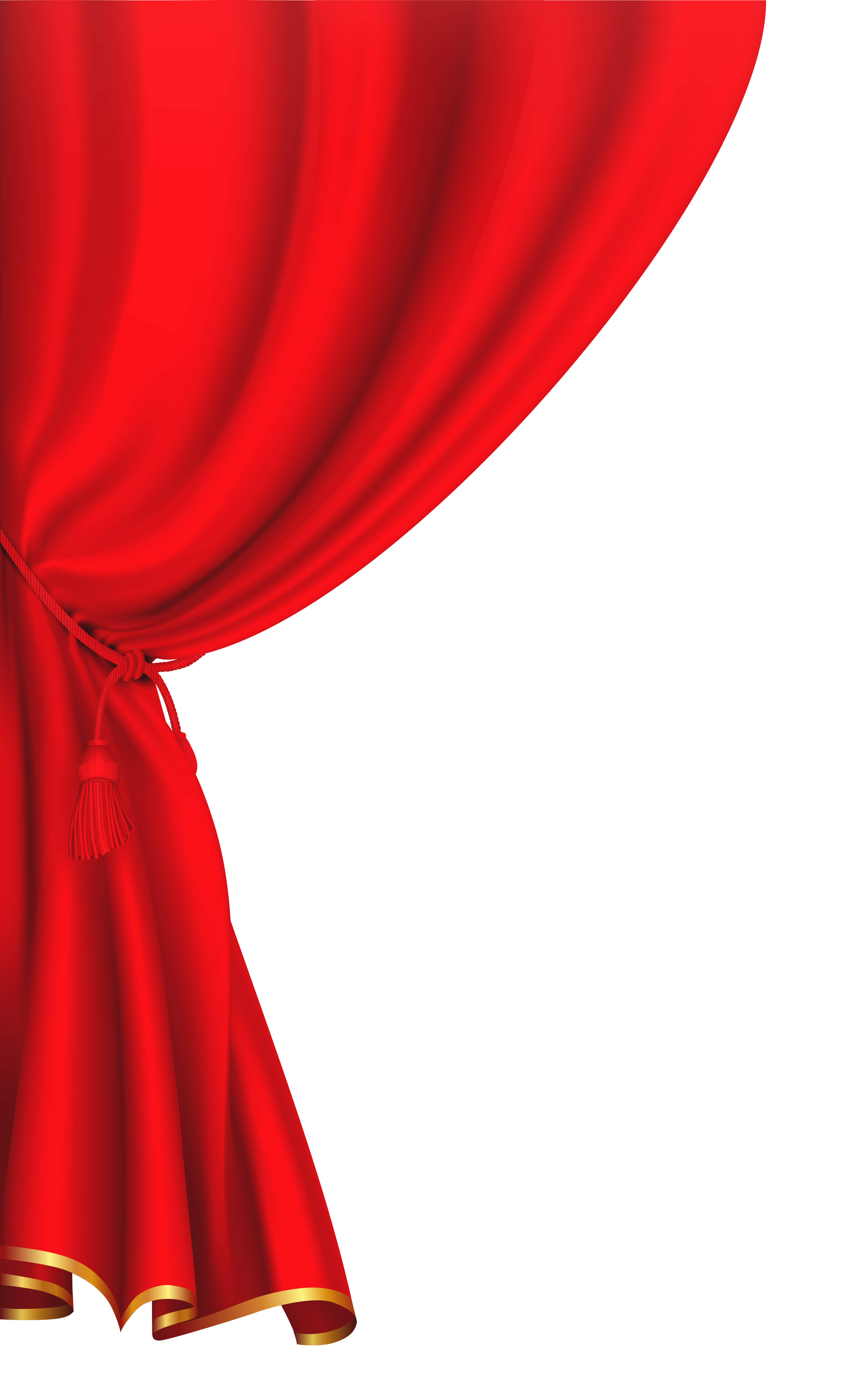 3952x6307 Red Curtain Clipart Image Png2 Red Curtains