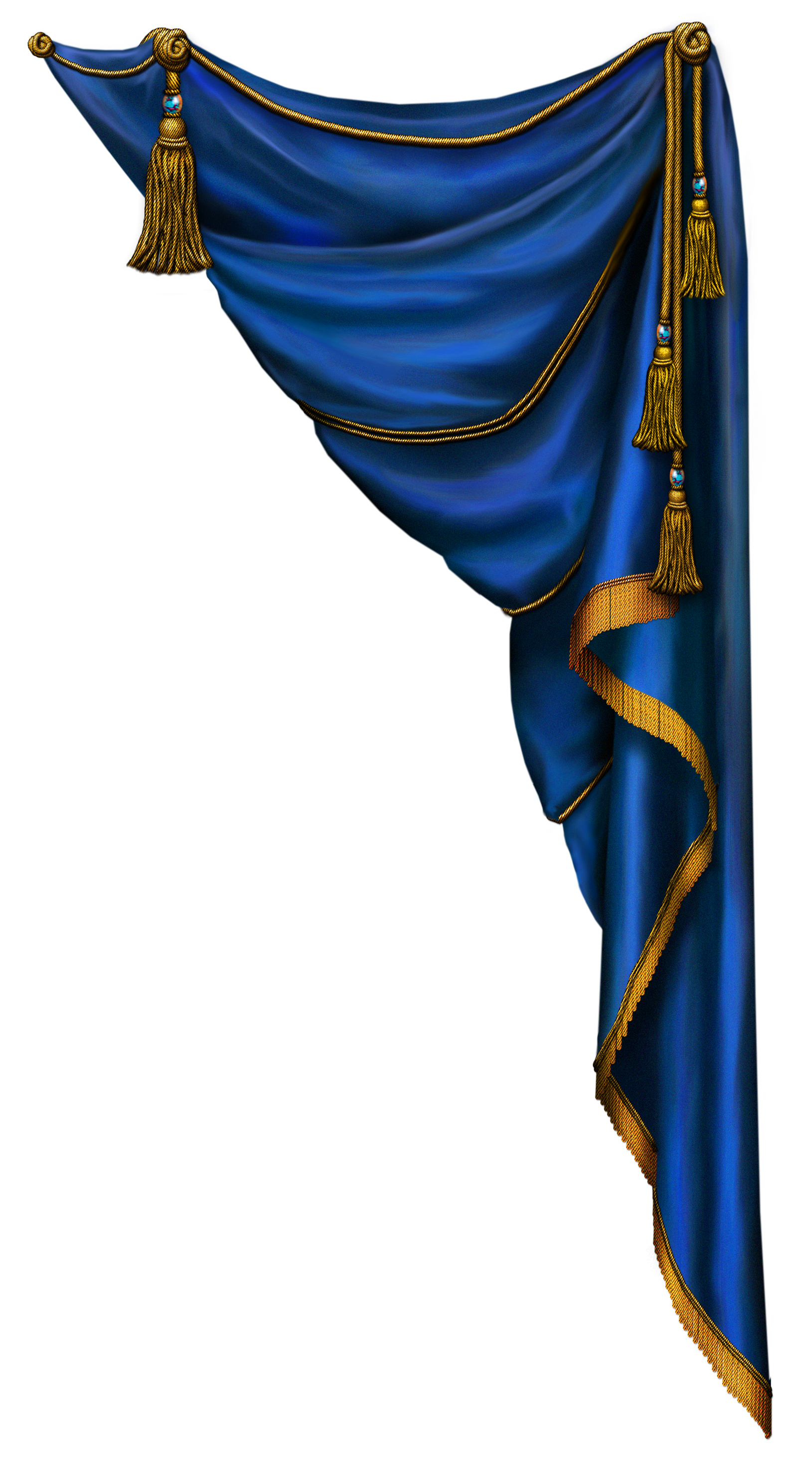 1589x2932 Transparent Blue Curtain Png Clipart Clip