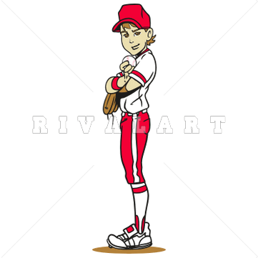 361x361 Sports Clipart Image Of Boys Pitcher Color Youth Kids Baseball