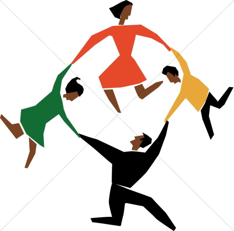 776x766 Cut Out Circle Dance Praise Clipart