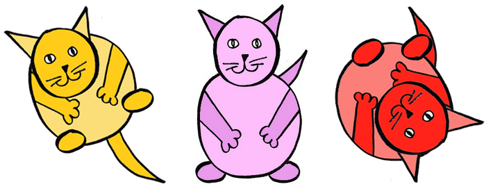 700x272 Printable Cat Template