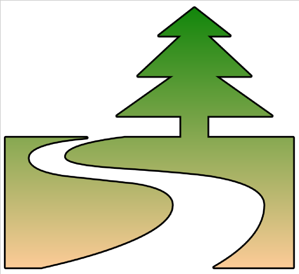 600x550 Trail Clipart Nature Trail Cutout Clip Art
