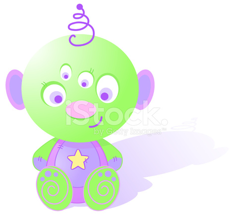 470x439 Cute Baby Alien Clipart Stock Vector