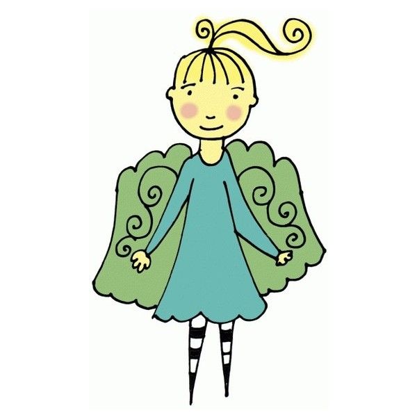 600x600 Free Cute Whimsical Angel Clipart Liked On Polyvore Collage