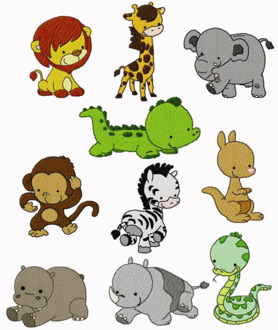 563x668 Cute Zoo Animal Clipart