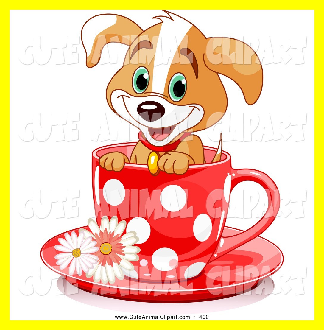 1088x1108 Fascinating Clip Art Of A Happy Adorable Puppy Dog In Red Polka
