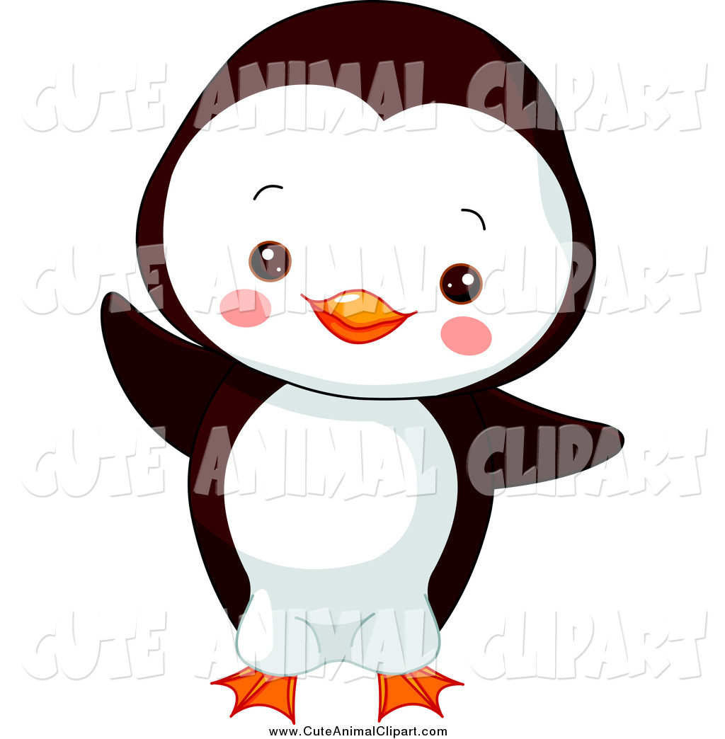 1024x1044 Vector Cartoon Clip Art Of A Cute Baby Penguin Dancing By Pushkin