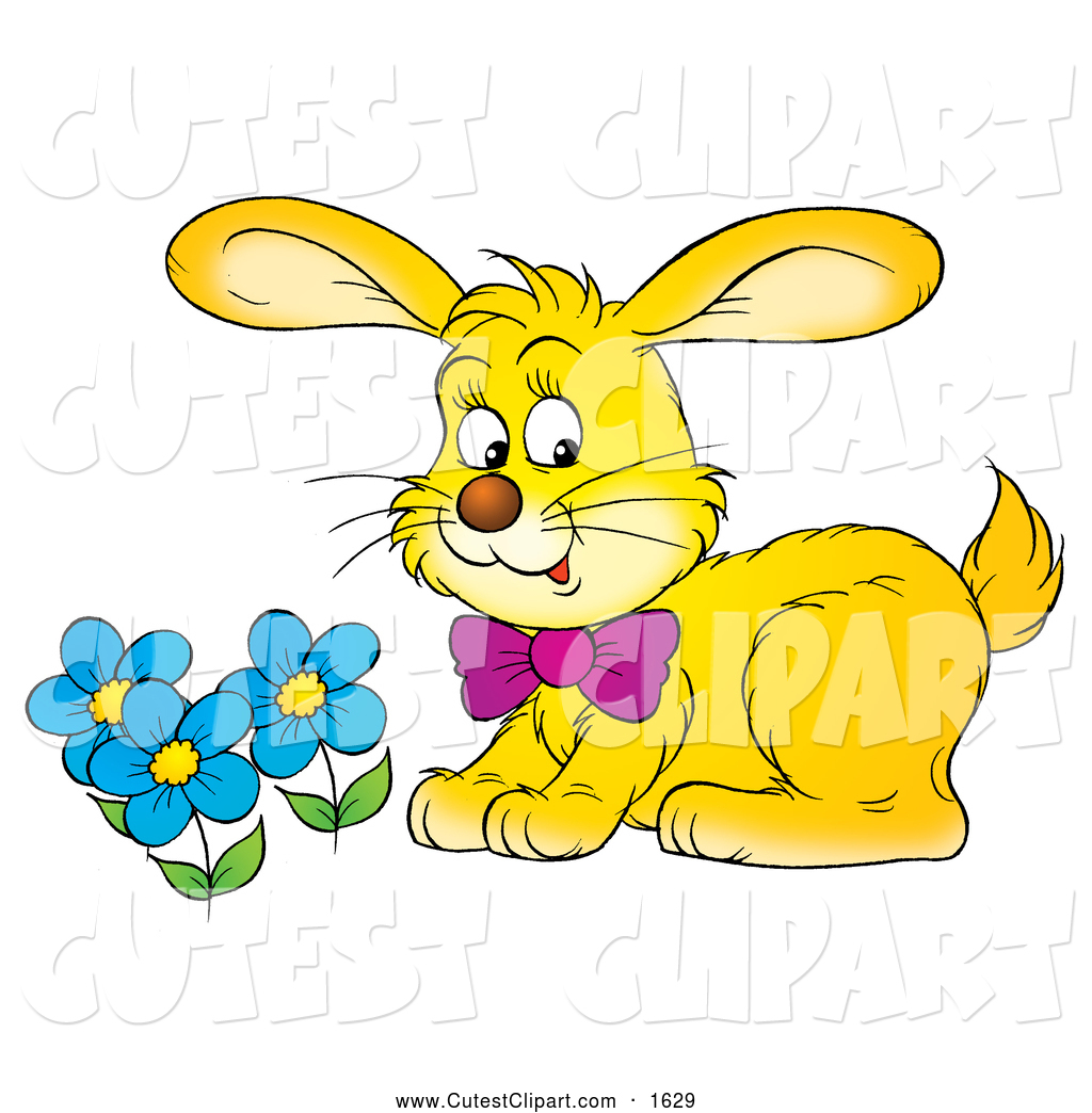 1024x1044 Bunny Clipart Spring Flower