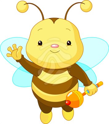 354x400 Clip Art Cute Baby Bee Clipart Panda