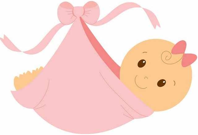 640x435 Cute Baby Girl Clipart Clip