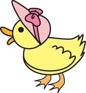 278x300 Baby Chick Clipart Image