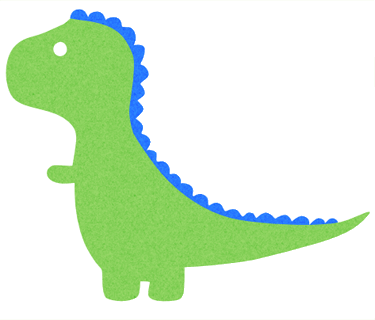 375x320 Dinosaur Clipart Green Silhouette