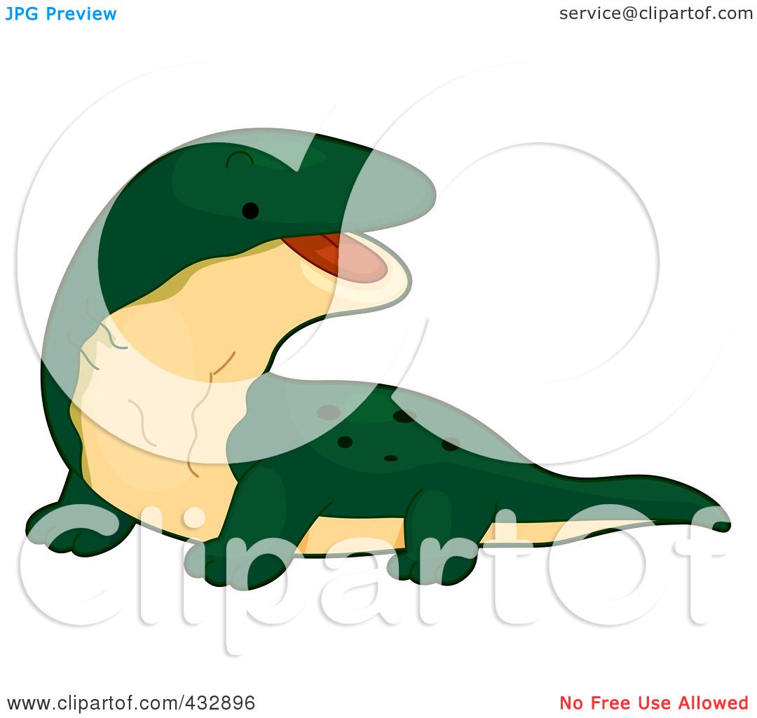 1080x1024 Royalty Free (Rf) Clipart Illustration Of A Cute Baby Komodo