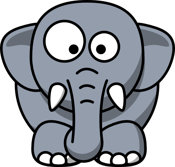 600x573 Image Of Baby Elephant Clipart