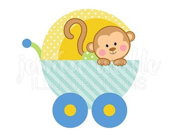 340x270 Boy Monkey Clipart Etsy