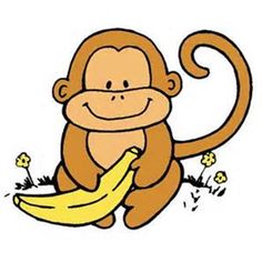 236x236 Staggering Clip Art Monkey