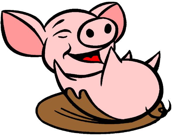 589x463 Pig Clipart Free