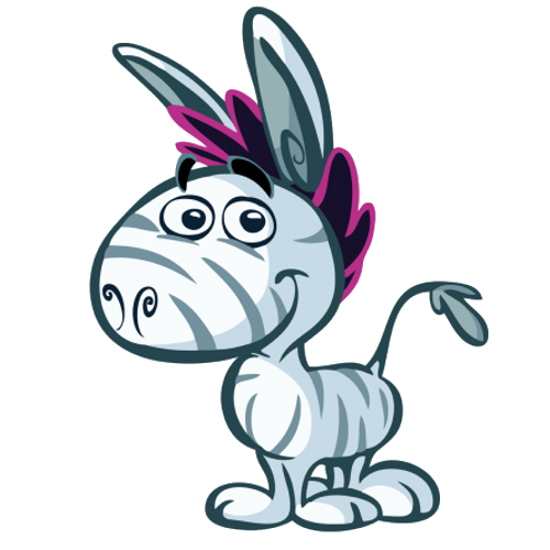 500x500 Cute Baby Zebra