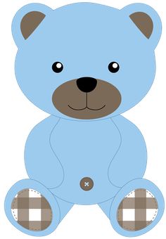236x340 Blue Teddy Bear Clip Art