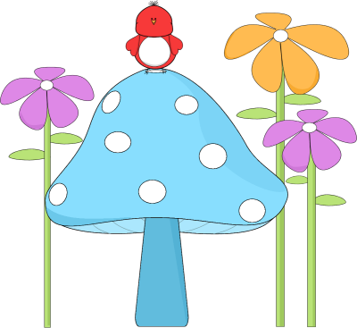 400x367 Mushroom Clip Art