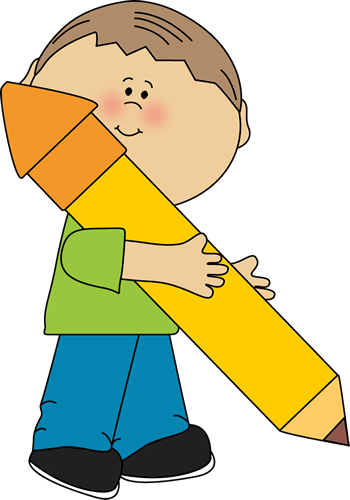 350x500 Boy Holding A Big Pencil Made By My Cute Graphics School Kids