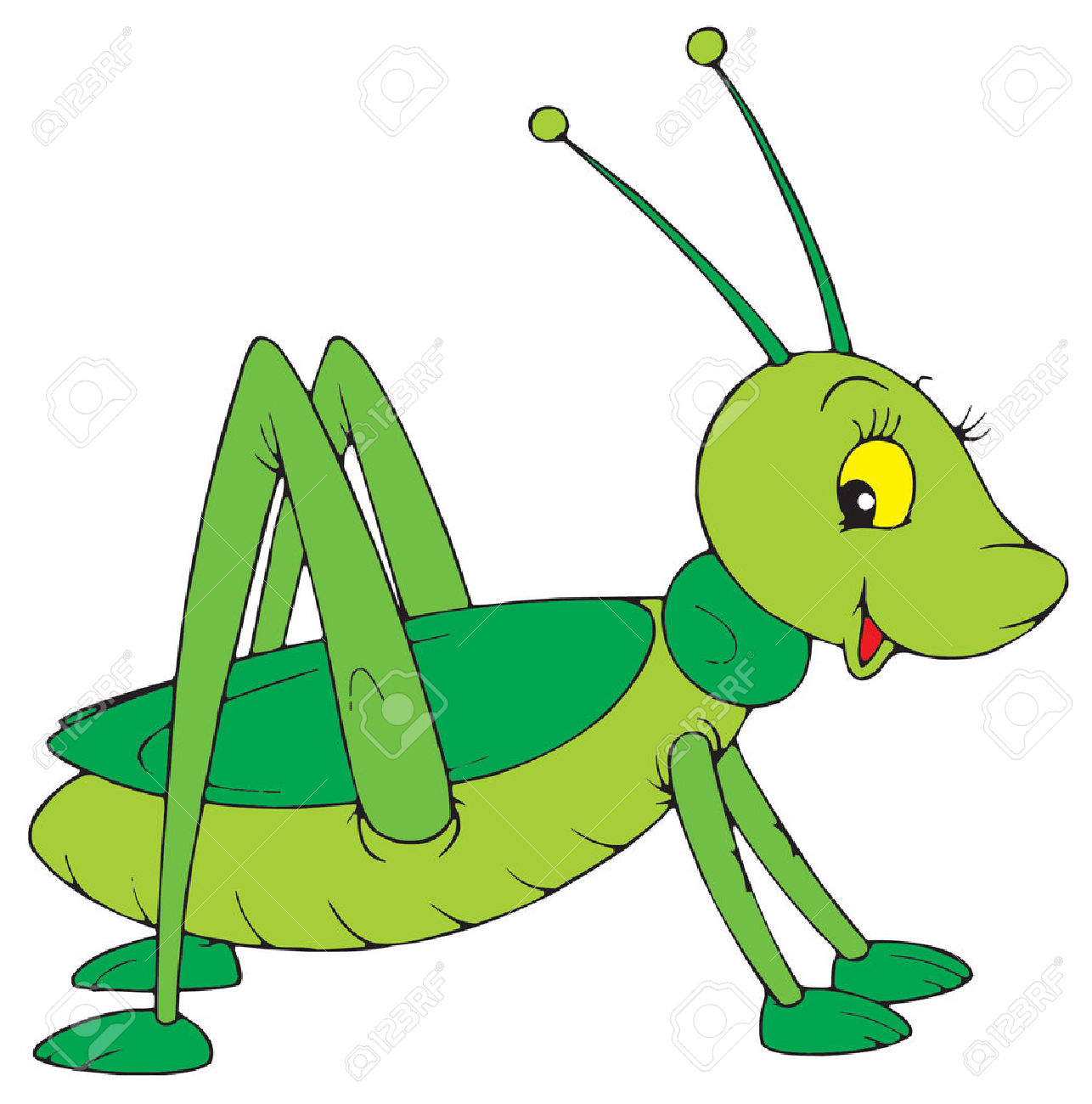 1286x1300 Cartoon Cricket Insect Clipart