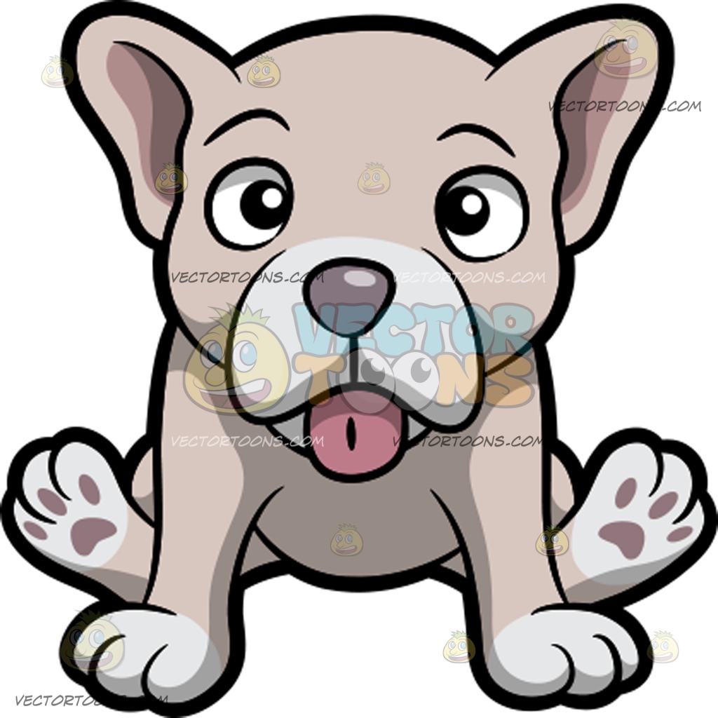 1024x1024 French Bulldog Clipart Vector Toons