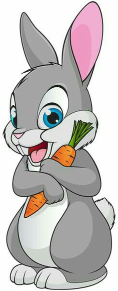 236x580 Cute Bunny Cartoon Png Clip Art Image
